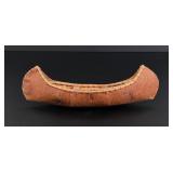 Ojibwe Native American Indian Bark Canoe