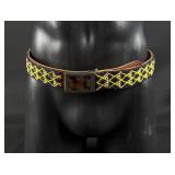Native American Indian Beaded Belt