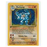 1999 Pokemon Base Set 1st Edition Machamp Holo