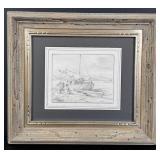 Hank Lawshe Safe Harbor Drawing