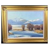 Jeff Walker Red Lodge Valley Painting