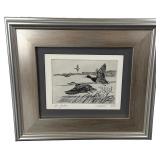 Ron Jenkins Mallards Etching