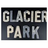 Glacier Park Montana Lodge Sign Letters