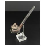African Ceremonial Frog Pipe