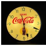 Drink Coca Cola Pam Lighted Clock
