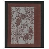 Antique Japanese Ise Katagami Kimono Stencil