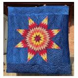 Pennsylvania Amish Star of Bethlehem Quilt