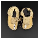 Arapaho Native American Indian Beaded Moccasins