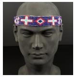 Native American Indian Beaded Hatband