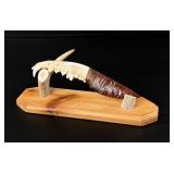Bo Earls Handmade Jaw Handle Knife