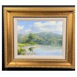 Jim Stevens Montana Resevoir Painting
