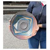 Raku Studio Pottery Charger