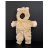 Vintage Baby Clothing Doll Costume Bear Outfit