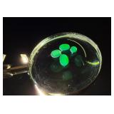 7.8ct of Faceted Emerald Green Onyx Gemstones