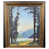 Clifford Riedell Lake Como Montana Painting