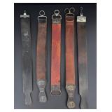 Collection of Butte Montana Razor Honing Strops