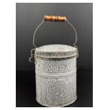 Butte Montana Graniteware Miners Lunch Box Pail