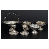 Collection of Weighted Sterling Silver Tableware