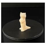 Alaskan Inuit Eskimo Carved Ivory Otter