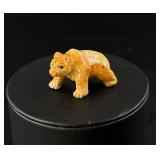 Alaskan Inuit Eskimo Carved Ivory Bear