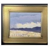 Jeff Walker Prairie Rainstorm Painting