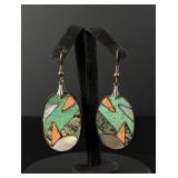 Lee Sands Inlaid Earrings