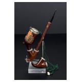 German Austrian Alpine Tobacco Smoking Pipe