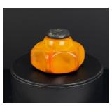 Orange Bakelite Suicide Steering Wheel Knob