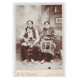 G.W. Parsons Osage Oklahoma Territory Indian Photo
