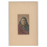 Laton Alton Huffman Montana Deaf Bull Collotype
