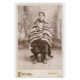 G.W. Parsons Osage Oklahoma Territory Indian Photo