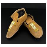 Arapaho Native American Indian Beaded Moccasins