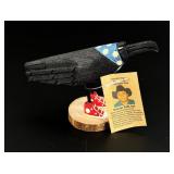 Chandler Begaye Navajo Folk Art Wood Carving Raven