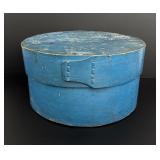 Blue Painted Shaker Bentwood Pantry Box