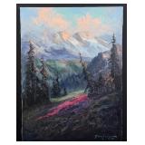Carroll Forseth Canadian Rockies Painting