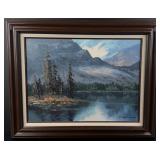 Carroll Forseth Canadian Rockies Painting
