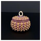 Sarah Sockbeson Penobscot Urchin Indian Basket