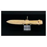 Alaskan Inuit Eskimo Ivory Snow Knife