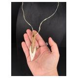 Alaskan Inuit Eskimo Harpoon Tip Necklace