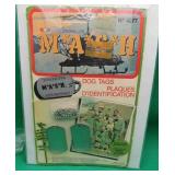 Sealed 1982 MASH Dog Tags Vintage Display Toy TV