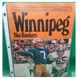 1973 Winnipeg VS Argos Program AUTOGRAPHED LOTS