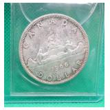 1966 SILVER Canada $1 One Dollar Coin