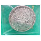 1965 SILVER Canada $1 One Dollar Coin