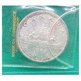 1965 SILVER Canada $1 One Dollar Coin
