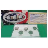1999 USA Platinum Mint Edition State Quarter Set