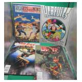 2x Heavy Metal Magazines 1996-1997 + 2x Marvel +
