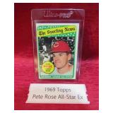 1969 Topps Pete Rose All Star Baseball Card