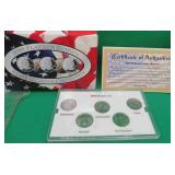 2000 USA Platinum Mint Edition State Quarter Set