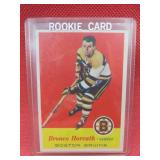 1957-58 Topps Bronco Horvath Rookie Hockey Card