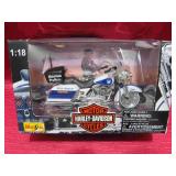 1998 Harley Davidson 1:18 Police Bike Maisto MIB